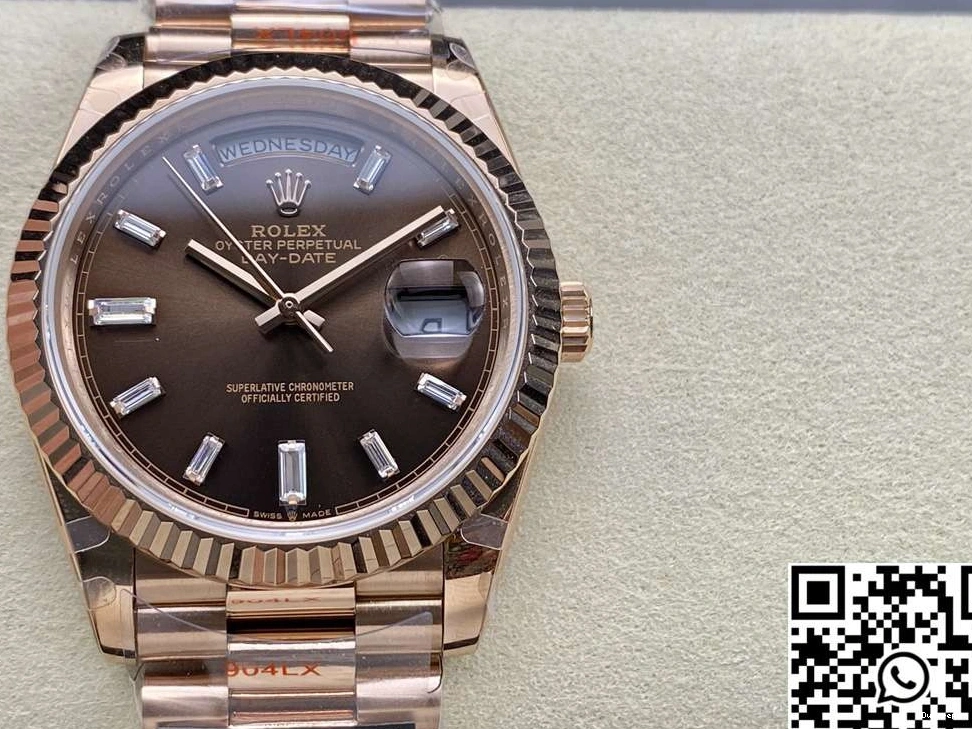 Steel QF Rolex Date Dial Factory Day M228235-0003 Chocalate v5 Tungsten 0115